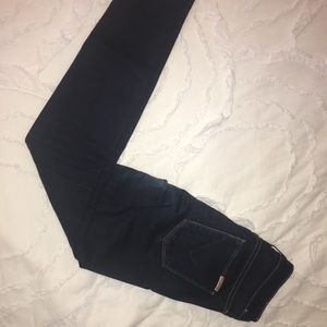 Hudson skinny legged higher rise jeans